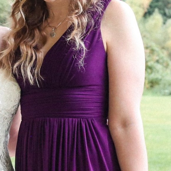 Aubergine/Purple Formal Gown - Alfred Sung